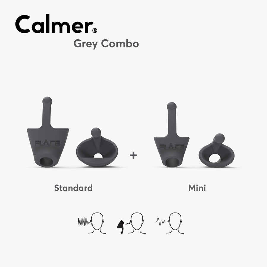 Flare Calmer Pro – Ear Plugs Alternative – Reduce Annoying Noises Without  Blocking Sound – Premium Version - Soft Reusable Silicone with Aluminium
