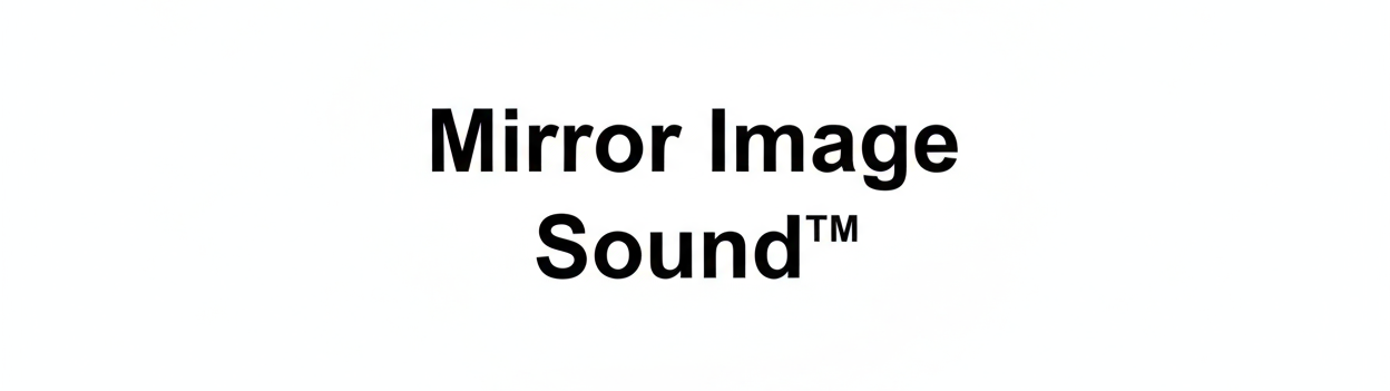 Black text on a white background that reads "Mirror Image Sound™"